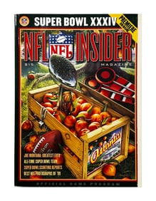 NFL 'Super Bowl XXXIV' Original Official Game Program