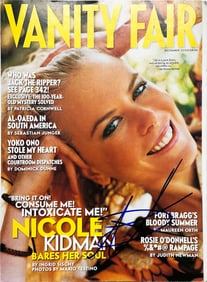 NICOLE KIDMAN 'Vanity Fair' (Dec. 2002) Hand-Signed Magazine