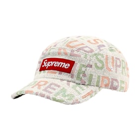 SUPREME 'Corduroy Camp' (2022) 6-Panel Plaid Baseball Cap