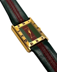 GUCCI 'Argent' (1990) 18k Gold Vintage Ladies Swiss-Made Watch