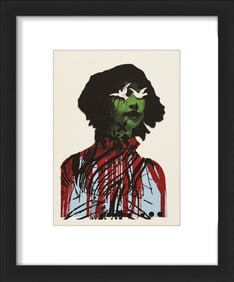 PAUL INSECT x POW 'Liberty' (2008) Rare Original (framed) Postcard