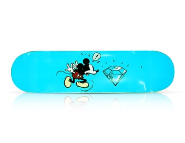 KEITH HARING x Diamond Supply Co. 'Mickey Mouse x Tiffany's' (2021) Skateboard Deck