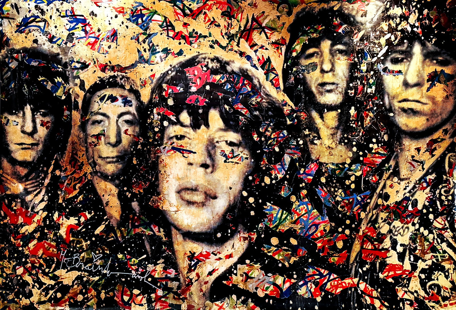 MR. BRAINWASH 'Rolling Stones' (2012) Offset Lithograph (1 of 9)