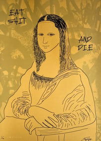 RIPOFF 'Mona Lisa's Message' Archival Pigment Print