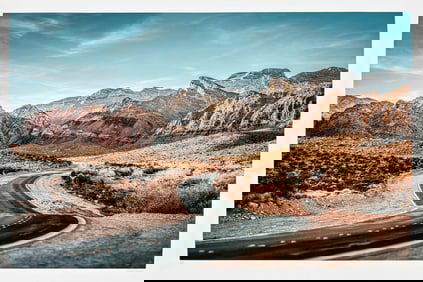 ROBERT EDWARD 'Red Rock Canyon' Large-Format Archival Photo Print