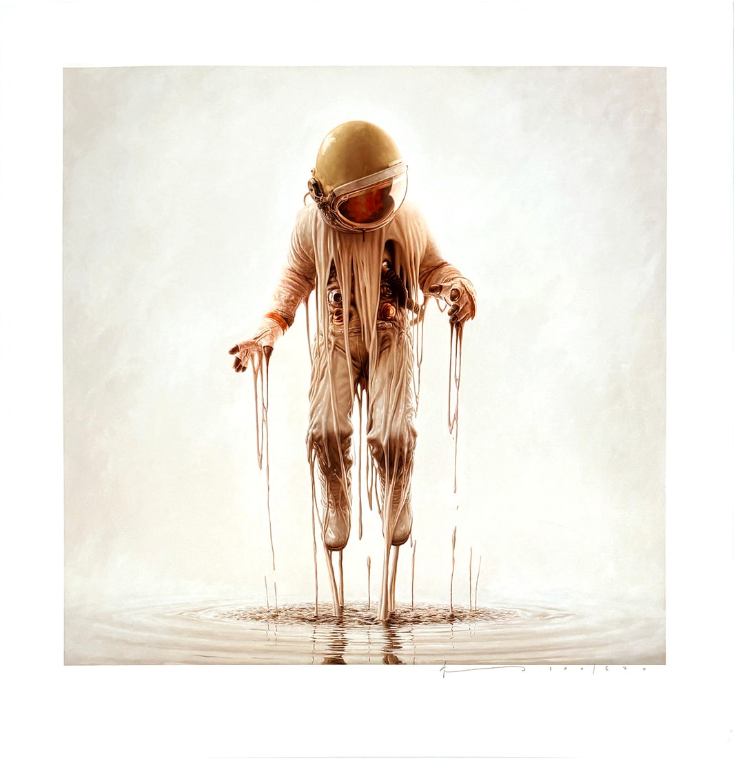 JEREMY GEDDES 'Deluge' (2024) Archival Pigment Print: 'Deluge' by Jeremy Geddes, 2024 19.7 x 19.7 Inches 50 x 50 Centimeters Archival pigment print on 100% cotton, 300gsm Hahnemuhle Matt photo rag fine art paper using Epson SureColor P7070 & P9070 pr