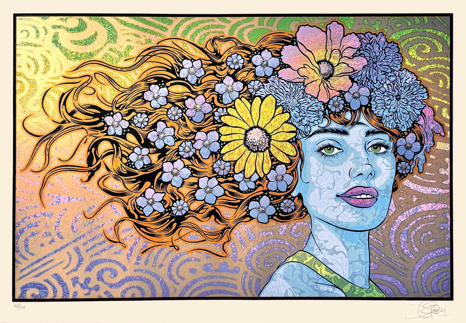 CHUCK SPERRY 'Pneuma' (2024) 7-Color Screen Print (1 of 11)