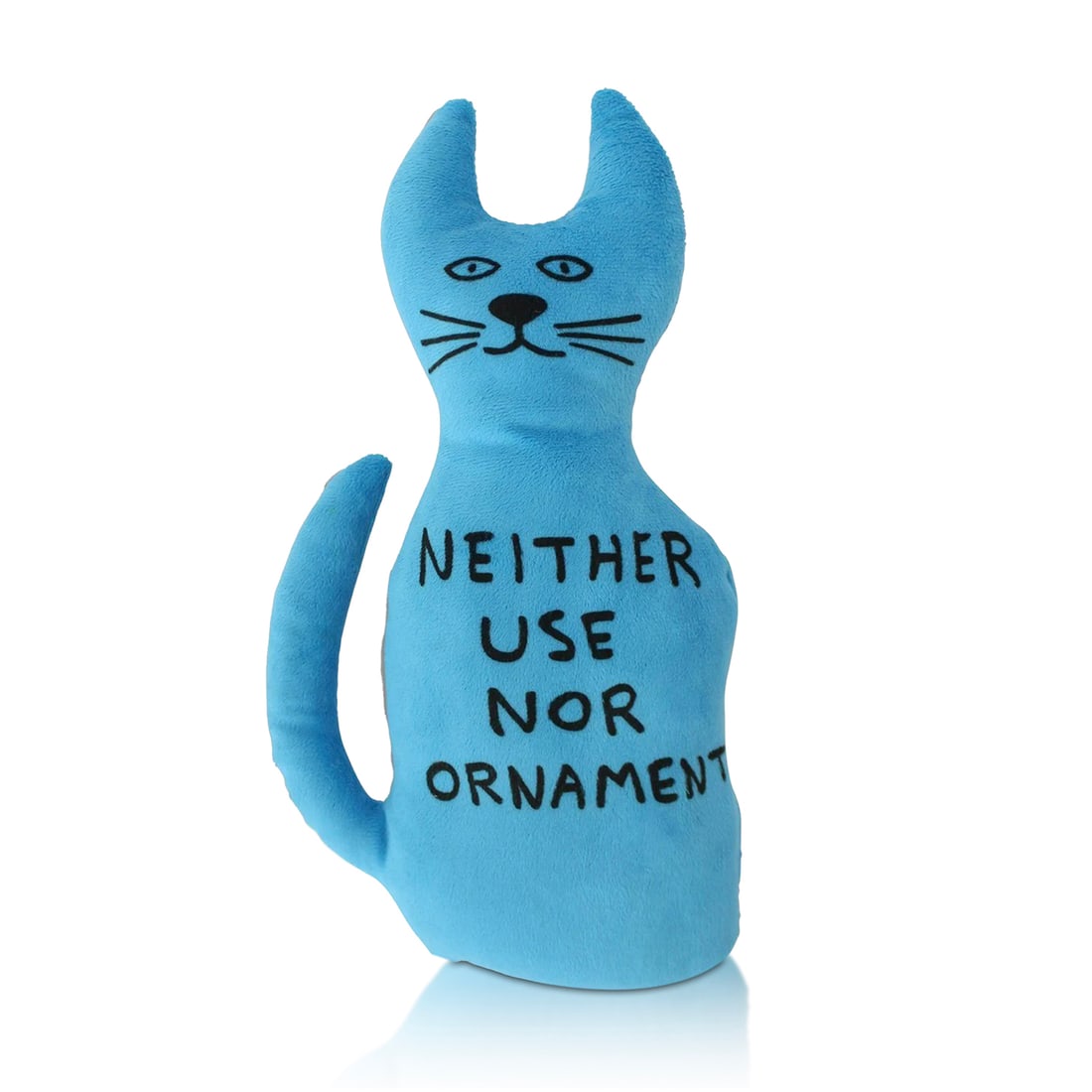 DAVID SHRIGLEY 'Neither Use Nor Ornament' (2017) Designer Plush Cat Figure (1 of 9)
