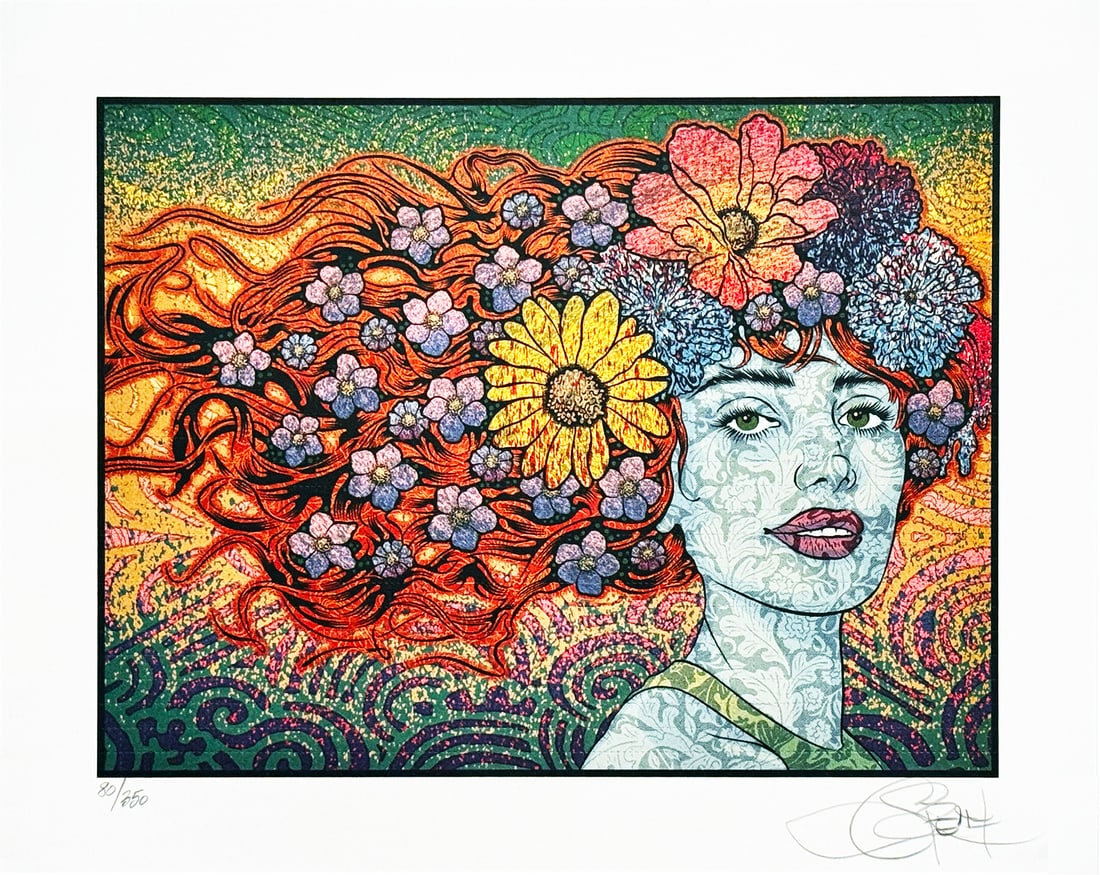 CHUCK SPERRY 'Pneuma' (2024) 7-Color Blotter Print (1 of 13)