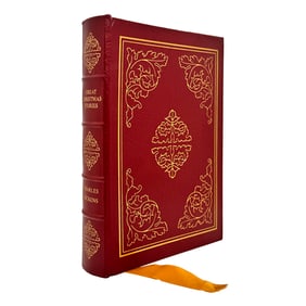 CHARLES DICKENS 'Great Christmas Stories' (1967) Leather-Bound Limited Edition Book
