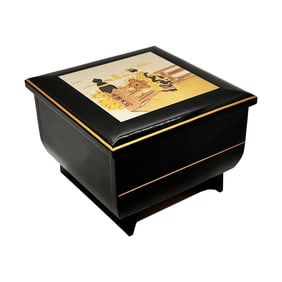 SANKYO 'The Art of Chokin Yoshinobu Hara' (1984) Musical Jewelry Box