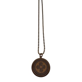 LOUIS VUITTON 'Blossom Charm' (1990s) REPRODUCTION Charm + Necklace