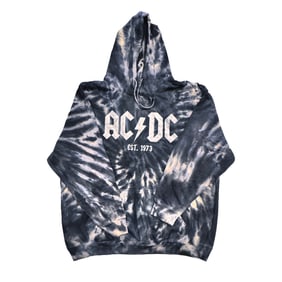 BRISCO BRANDS 'AC/DC' (2017) Pull-Over Tie-Dye Hoodie