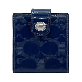 COACH 'Signature Make-up Mirror' (2016) Ladies Leather Folding Mirror