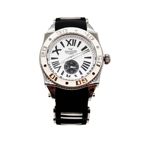 AQUASWISS 'Swissport' (2016) *NEW* Stainless Chronograph Men's Watch