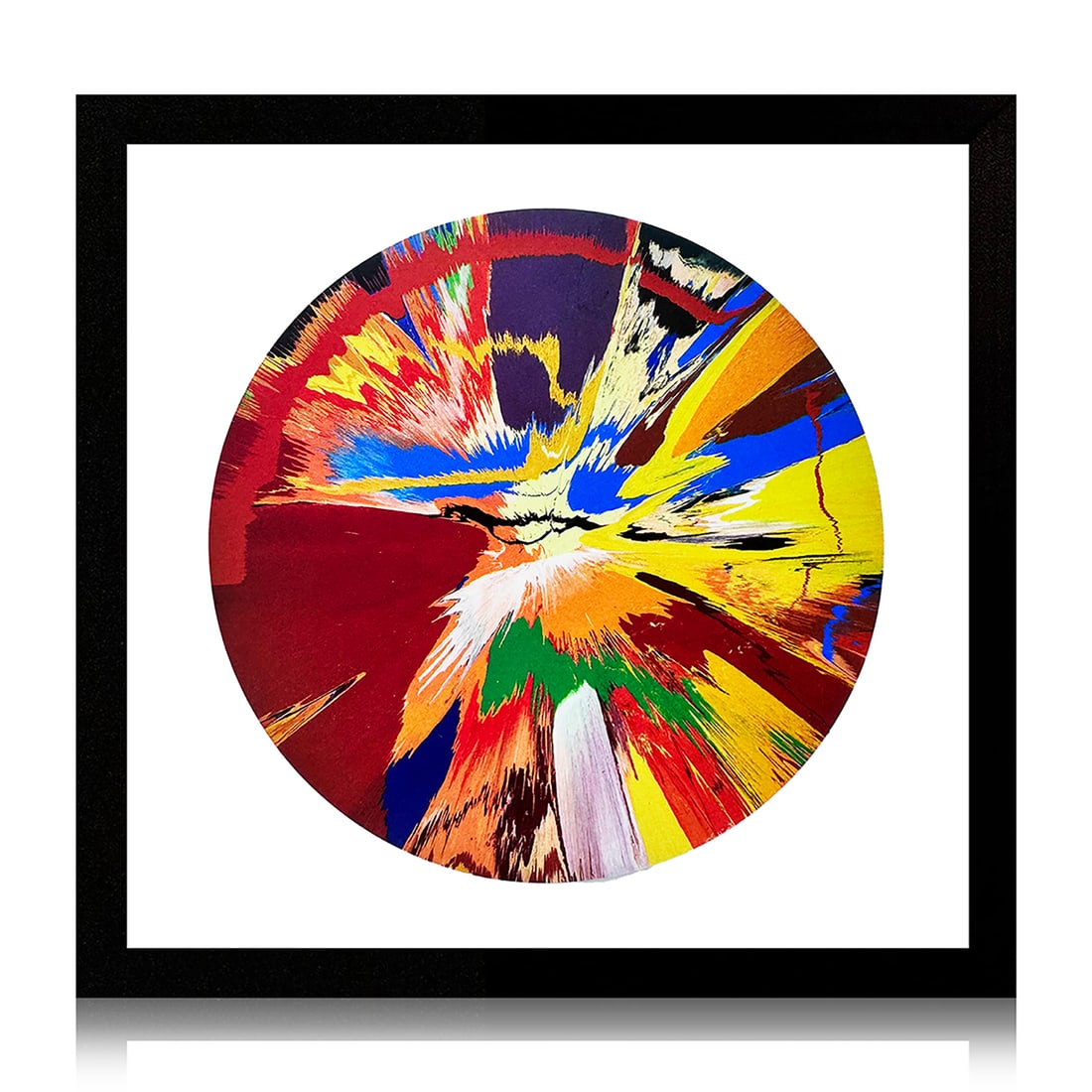 DAMIEN HIRST 'Beautiful, Childish, Expressive...' (2011) Rare Original (framed) Show Card (1 of 8)