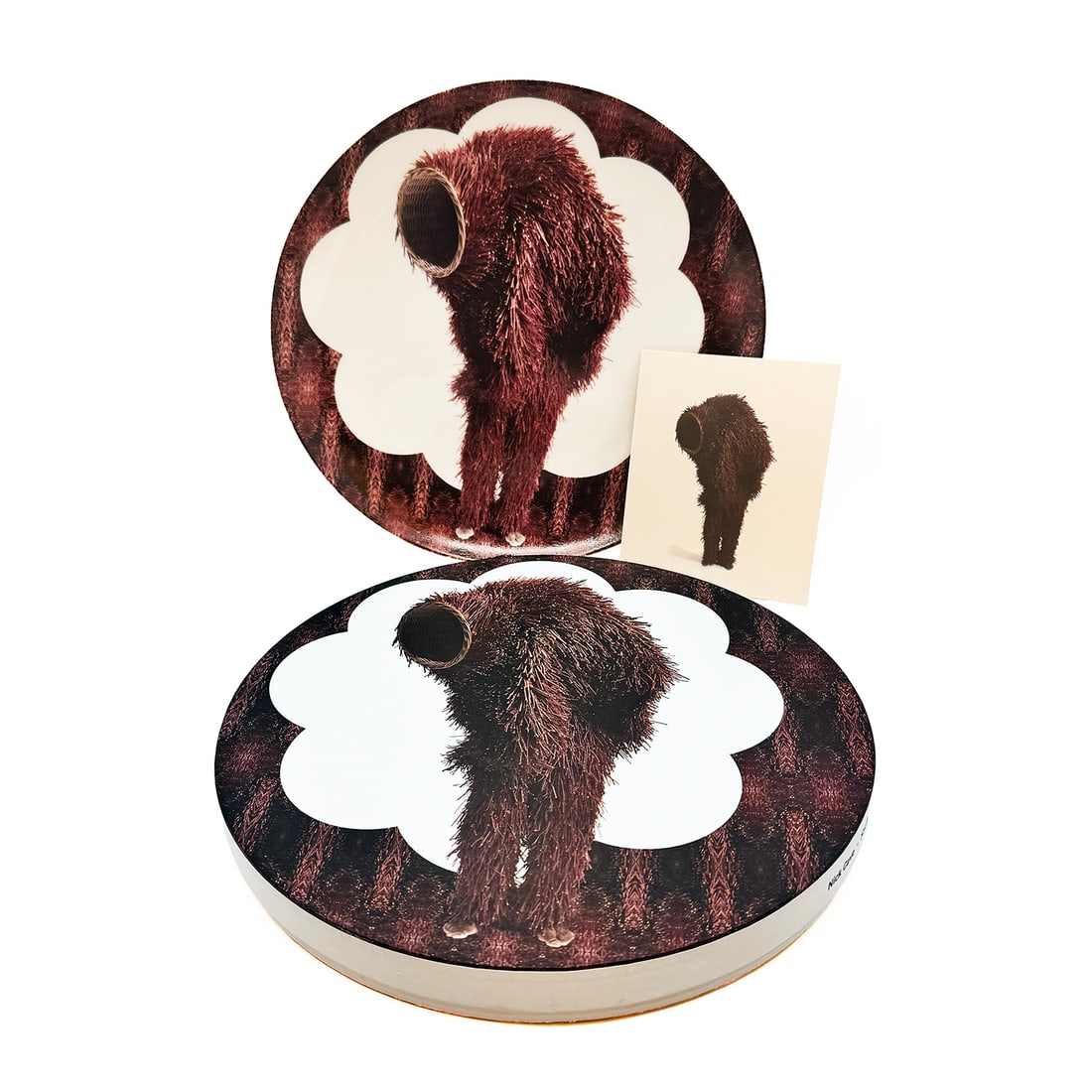 NICK CAVE 'Soundsuit' (2010) Bone China Dinner Plate: 'Soundsuit' by Nick Cave, 2010 Based on the original work created as a body camouflage in response to the 1991 beating of Rodney King. 10.8 Inches diameter. 27.4 Centimeters diameter. 11 Inches d