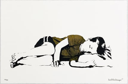 BUMBLEBEELOVESYOU 'Passed Out' (2015) Screen Print