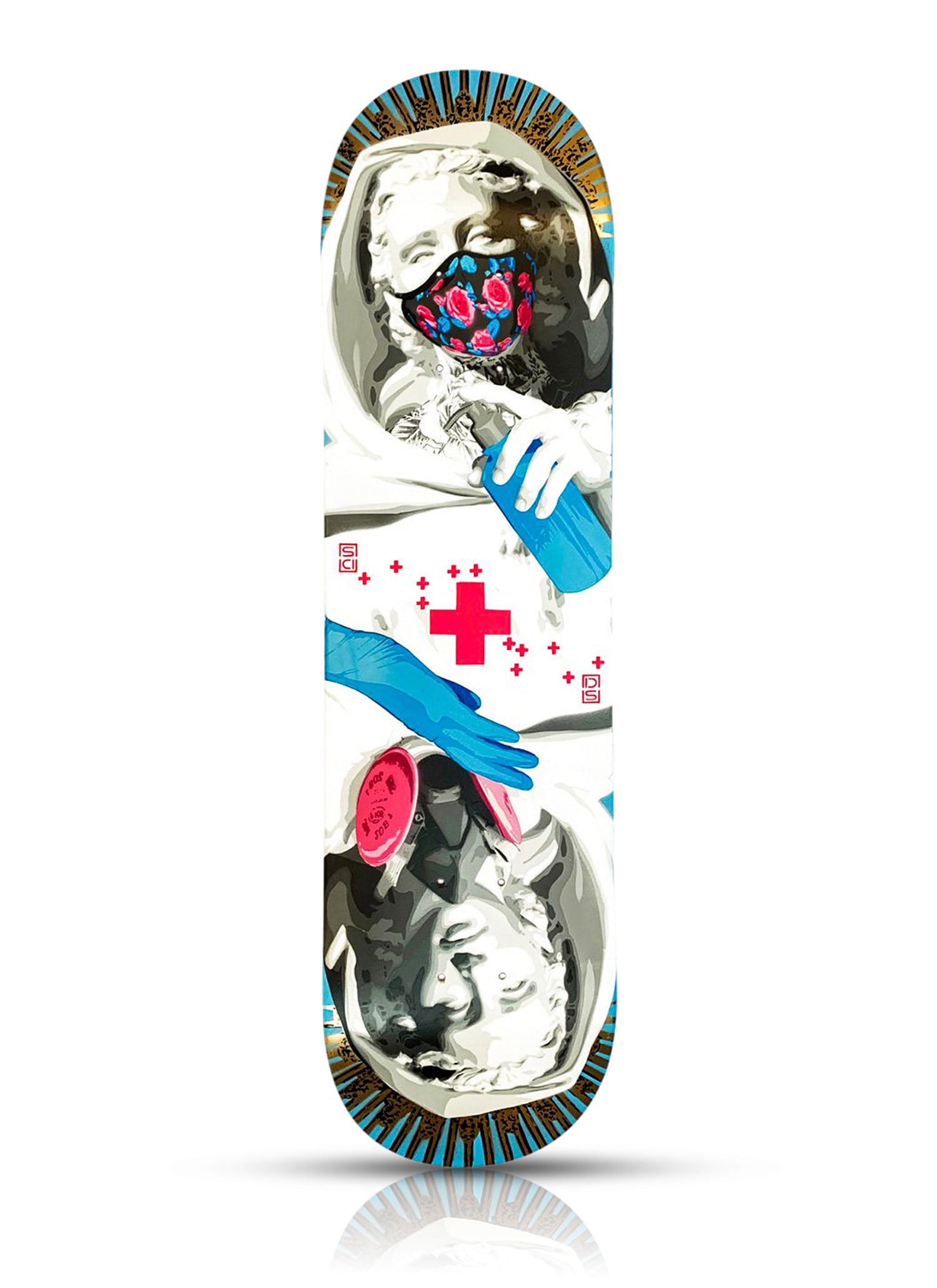 DS x Signari Gallery 'Heal Mary' (2020) Skateboard Deck + Face Mask (1 of 6)