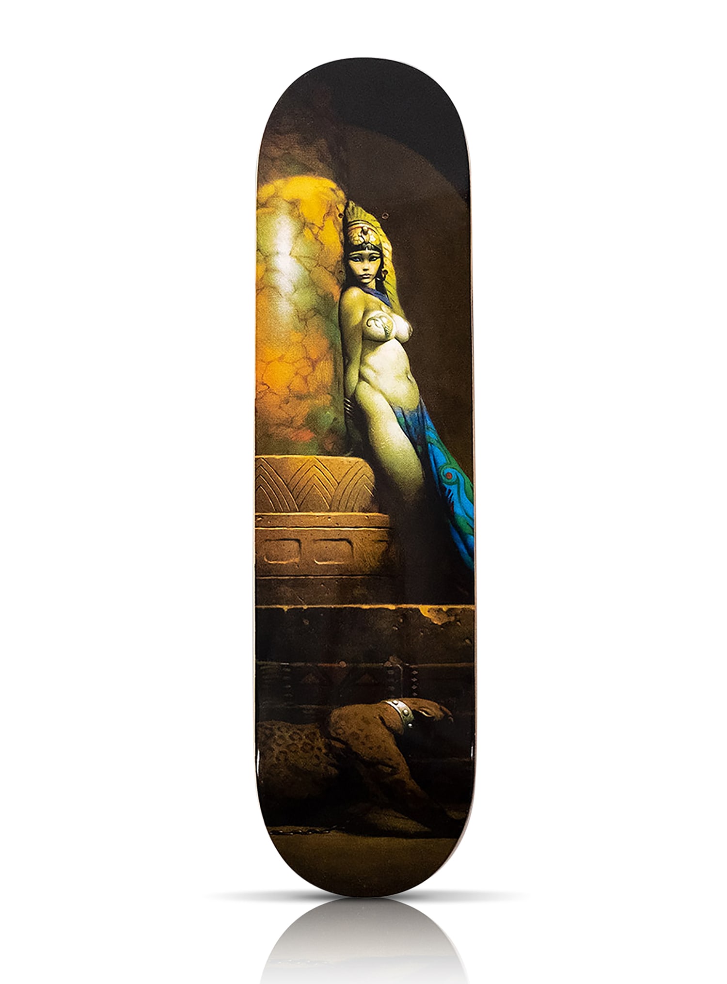 FRANK FRAZETTA JR. x 1xRUN 'Egyptian Queen' (2022) Skateboard Deck (1 of 4)