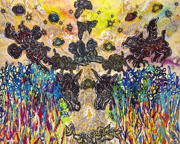 MIWA KOMATSU 'Sacred Connectedness' Silkscreen Print