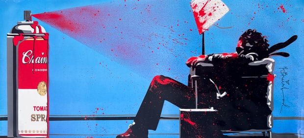 MR. BRAINWASH 'Max Spray' Offset Lithograph