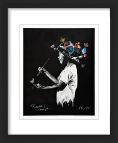 ROAMCOUCH 'Bomber Boy' (2022) RARE Framed Mini-Giclee Print