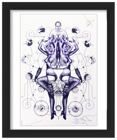 HANDIEDAN 'Vesica Piscis' (2019) Original Framed Show Card
