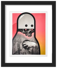 MICHAEL REEDER 'For You My Love' (2019) Framed Original Large Sticker