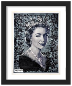 PREFAB 77 'Let it Reign' (2017) Framed Original Oversized Sticker