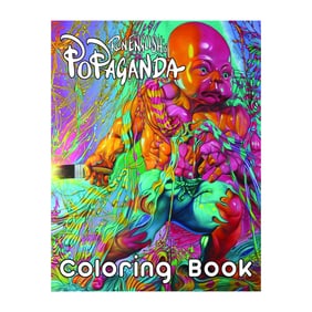 RON ENGLISH 'PoPaganda' (2016) Original Coloring Book