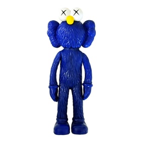 KAWS 'BFF' (2017) REPRODUCTION Vinyl Art Figure (blue)