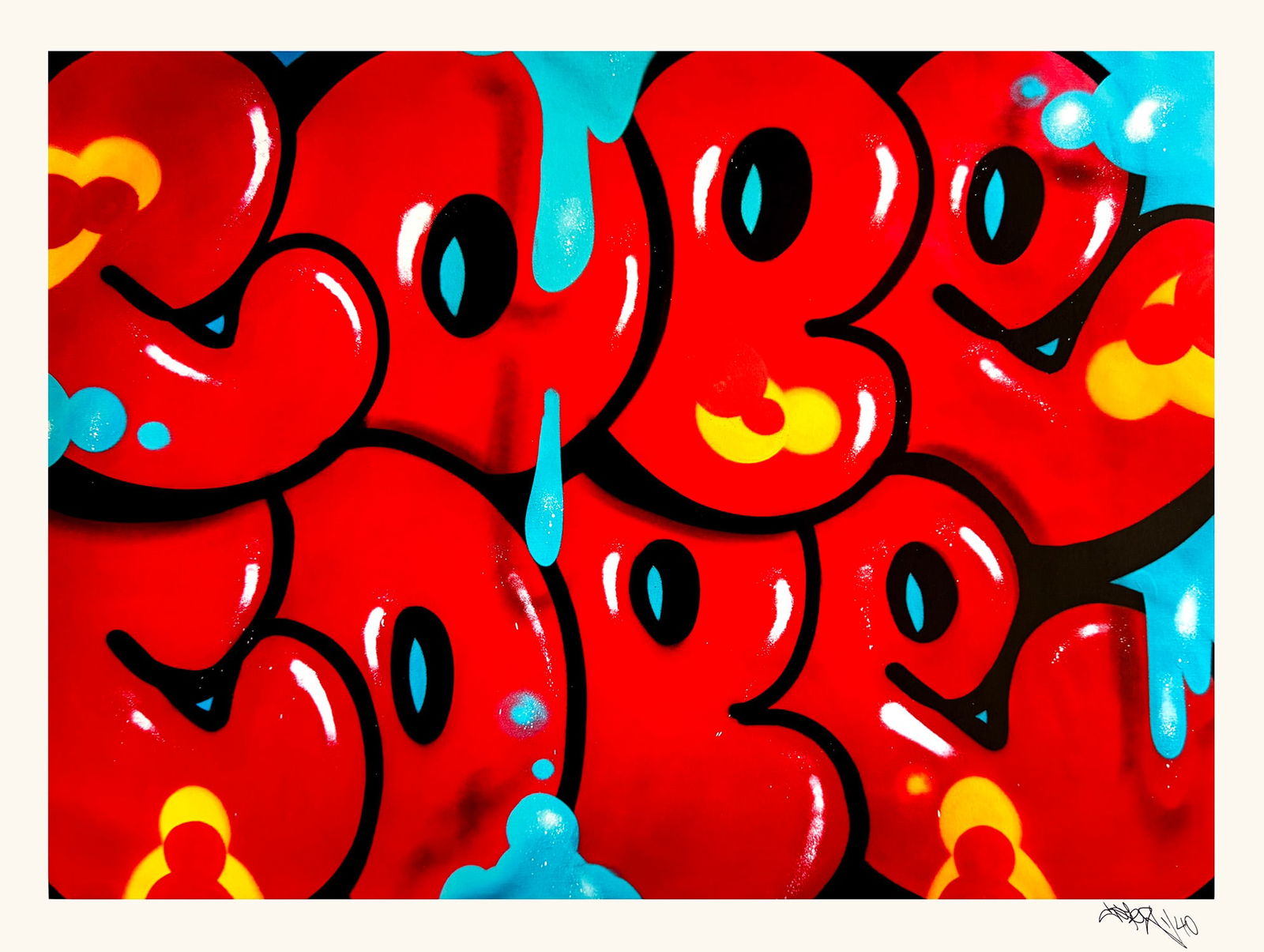 COPE2 x Signari + PMV 'Dripping Tags' (2025) Giclee Print (1 of 12)