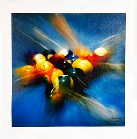 JAMES WING '8-Ball' (2008) Giclee Print on Canvas