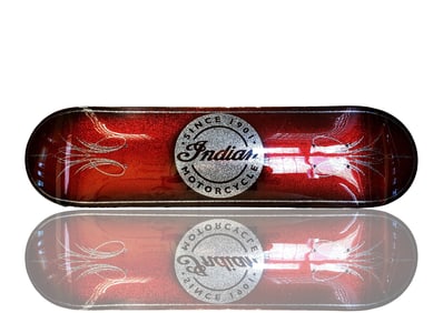 KRIS KUSTOMS 'Indian Motorcycles' (2024) Original on Skateboard Deck