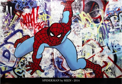 SEEN 'Spider-man' (2021) DISCONTINUED Screen Print Poster