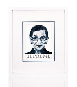 ROBBIE CONAL 'RBG: Supreme' (2019) Custom Framed Archival Pigment Print