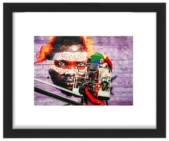 DALE GRIMSHAW 'Double Portrait' (2016) Framed Artist Show Card