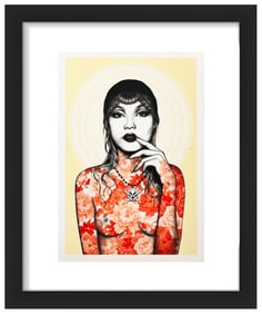 SEEL 'Izanami' (2017) Framed Hand-Signed Artist Show Card