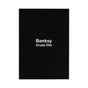 BANKSY 'Crude Oils' (2005) Original Exhibition 10-Postcard Set
