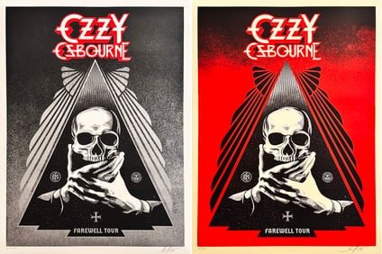 SHEPARD FAIREY 'Ozzy: Farewell Tour' (2019-2025) Screen Prints Set