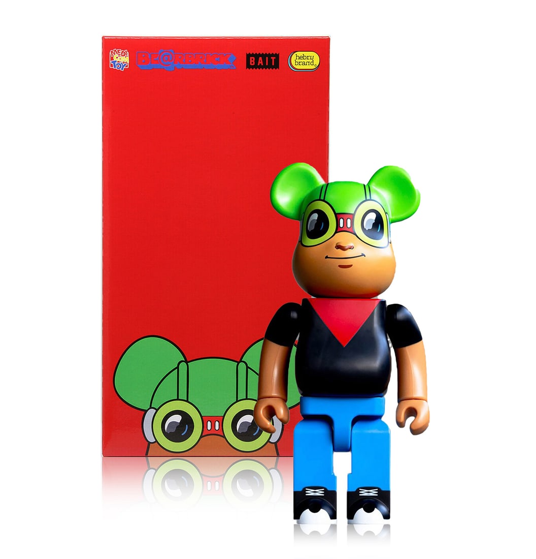 HEBRU BRANTLEY x Be@rbrick 'Flyboy' (2020) Designer Vinyl Art Figure (400%) (1 of 9)