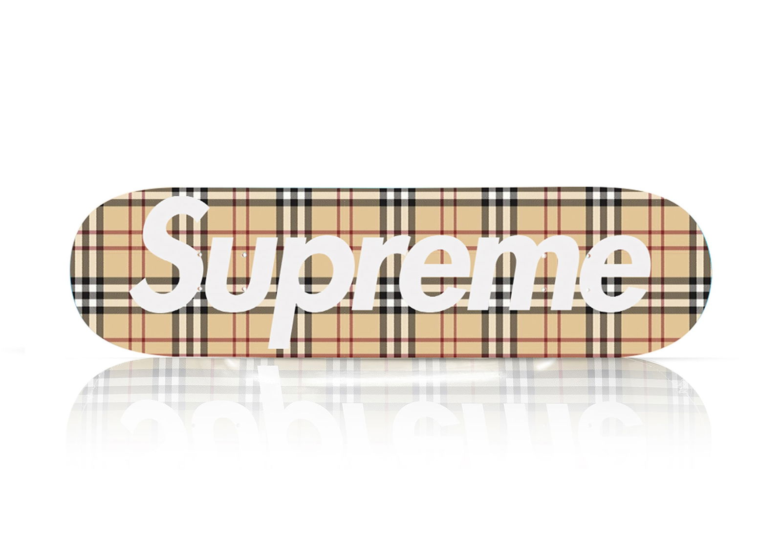 SUPREME 'Burberry' (2022) Skateboard Deck (1 of 3)
