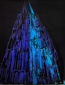 ANDY WARHOL 'Cologne Cathedral' (1985) Rare Offset Lithograph Print