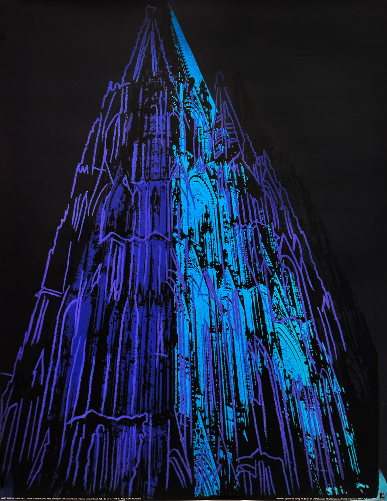 ANDY WARHOL 'Cologne Cathedral' (1985) Rare Offset Lithograph Print (1 of 14)