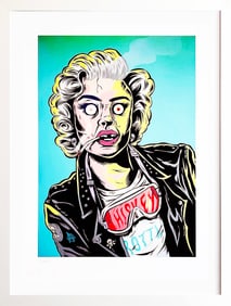 RYAN ROADKILL 'Whiskey Throttle Marilyn' (2019) Custom Framed Giclee Print