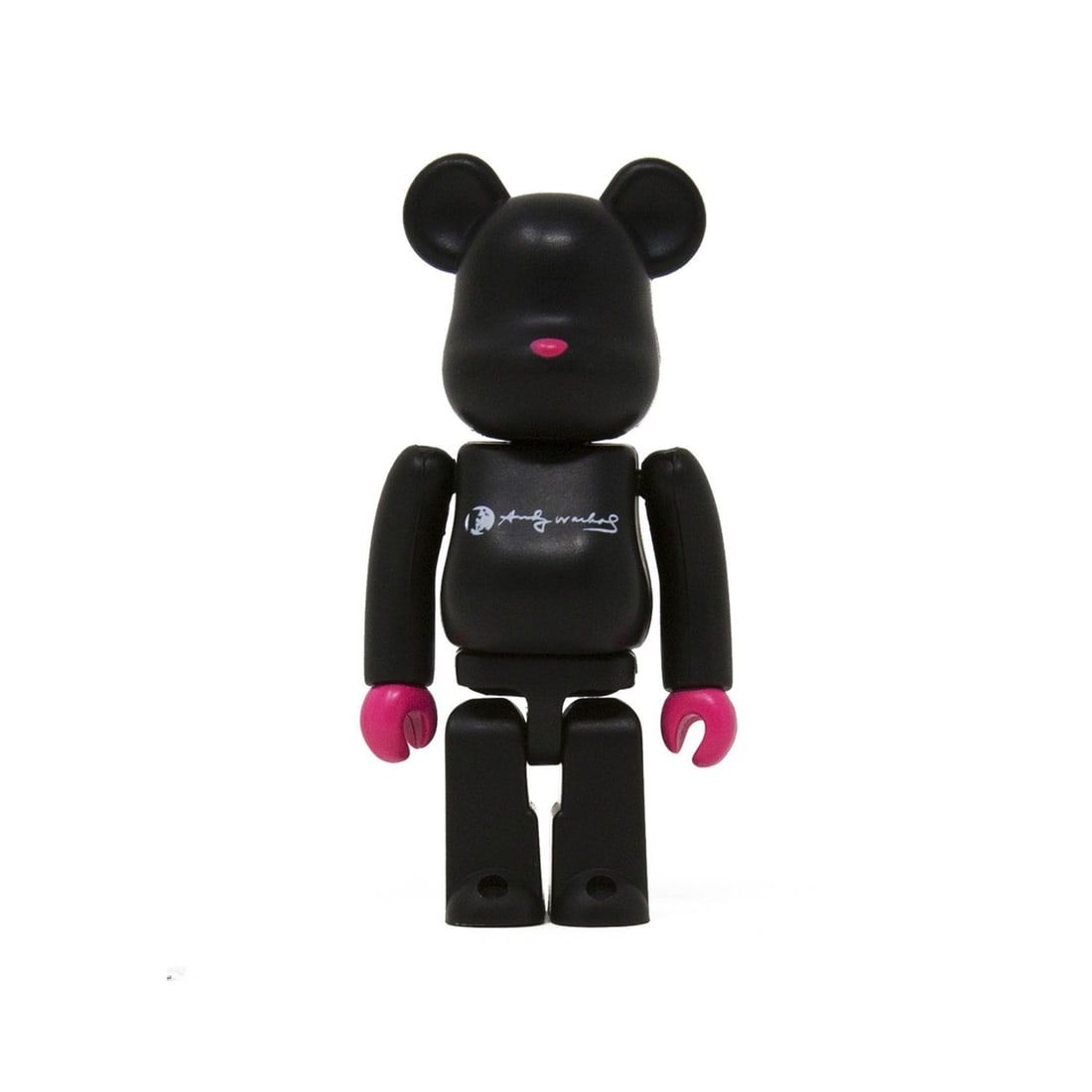 ANDY WARHOL x Be@rbrick 'Self-Portrait' (2018) Rare 100% Vinyl Art Figure (1 of 3)