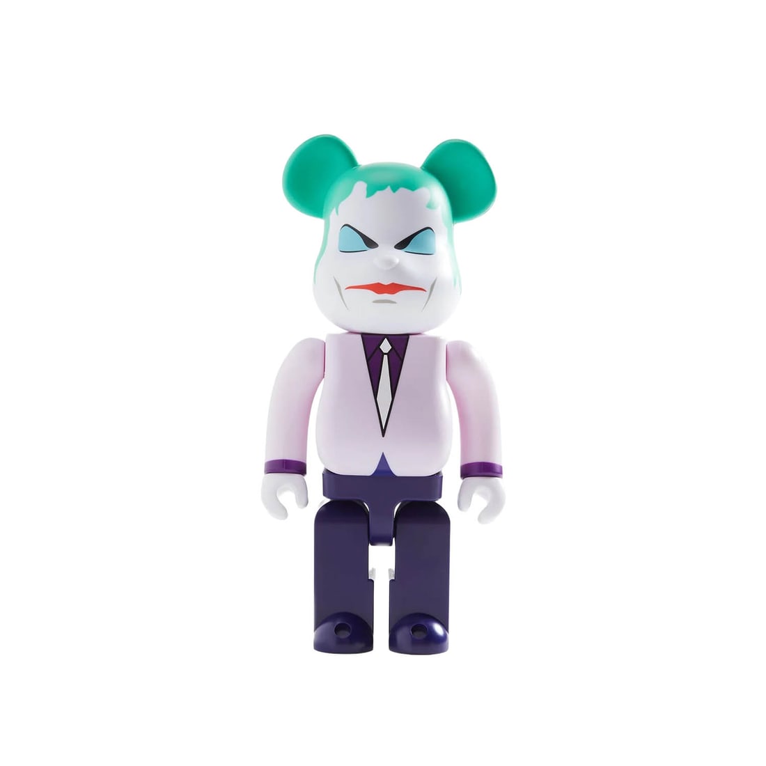 DARK KNIGHT RISES x Be@rbrick 'The Joker' (2012) NYCC Exclusive 100% Vinyl Art Figure: 'The Joker' from Batman: The Dark Knight Returns, 2012 Limited Edition figure collab. with Be@rbrick x Medicom Toy. Officially licensed by DC Comics.