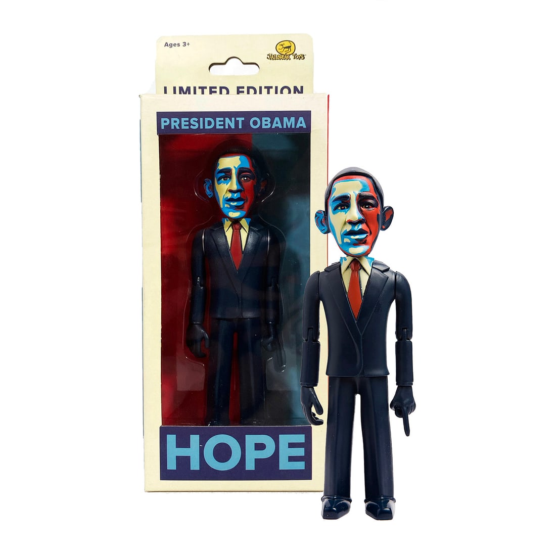 JAILBREAK TOYS 'Barack Obama' (2009) Limited "HOPE" Edition Action Figure (1 of 7)