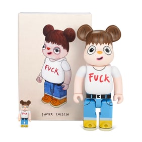 JAVIER CALLEJA x Be@rbrick 'Fuck You' (2018) Designer Art Figure Set